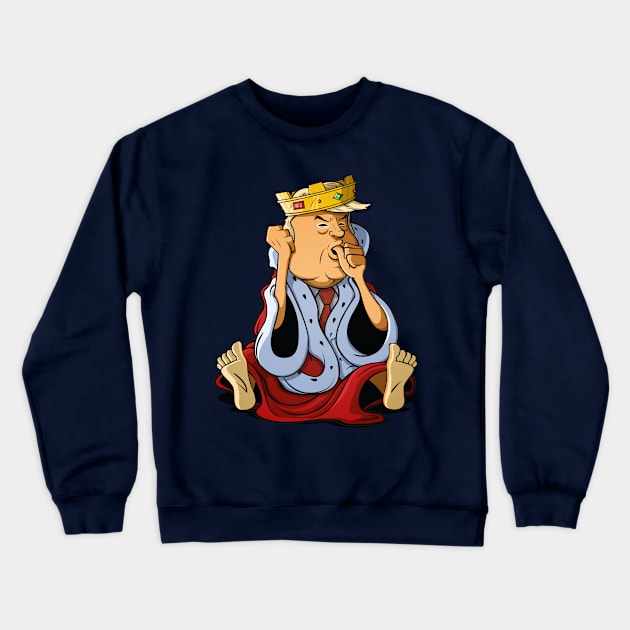 Prince Don the Phony King of Washington Crewneck Sweatshirt by blankcanvasdj